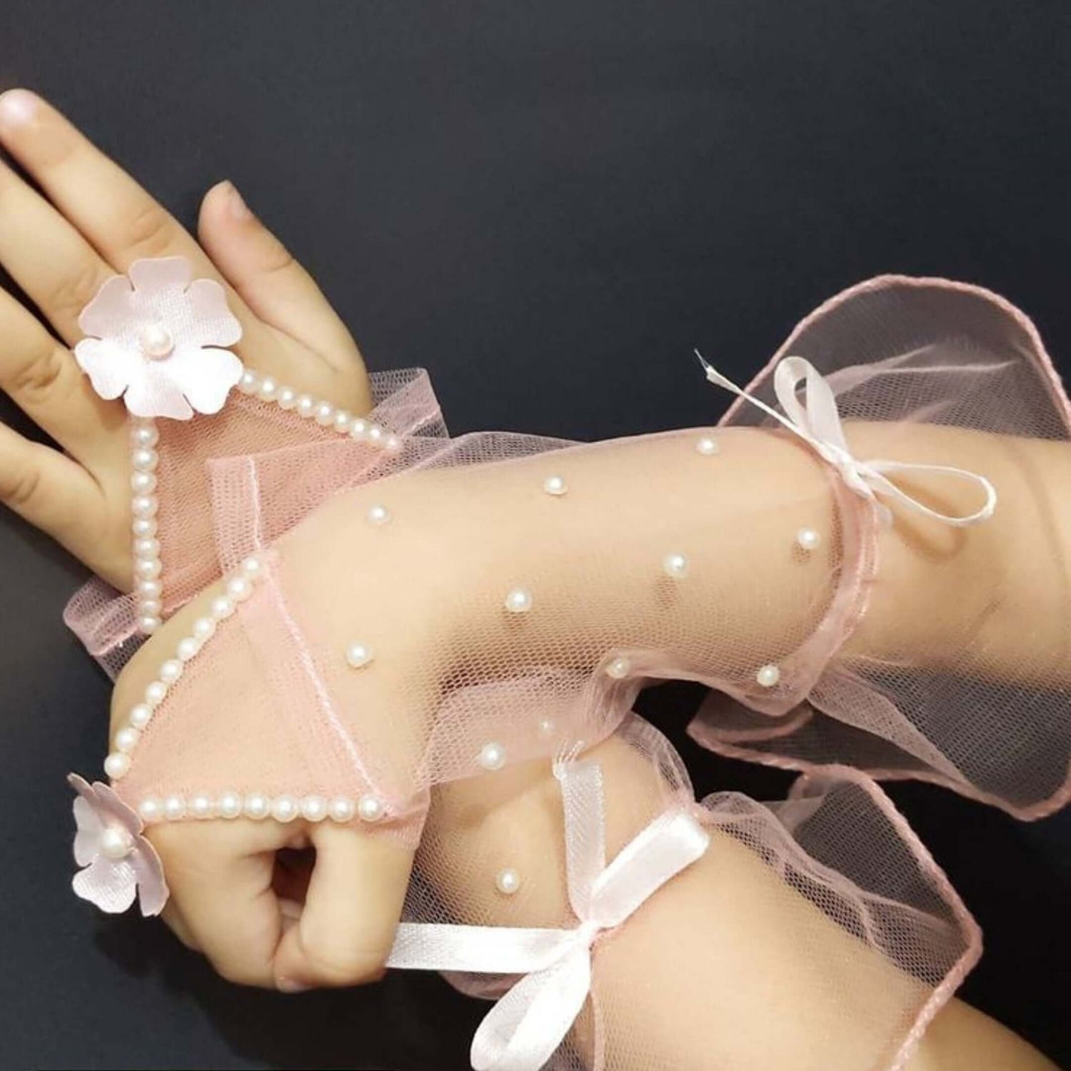 Princess Gloves-Designer Kids Wear & Accessories-Mini Me by Nisha Gera