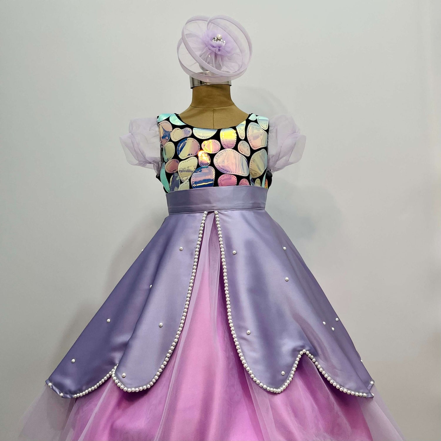 Princess Sofia Theme Designer Dresses and Hair Accessories for Birthdays