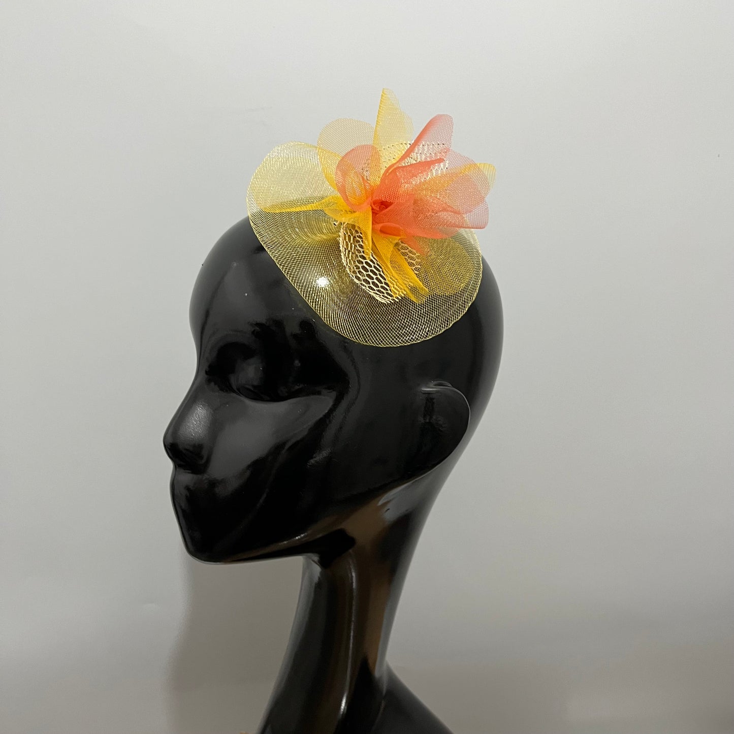 Penelope bridgerton Yellow Fascinator Hat Clip