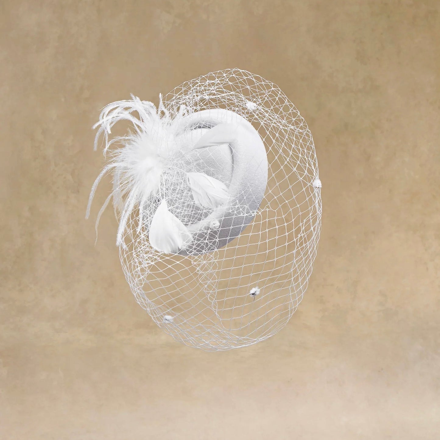 White Luxe Bridal Hat