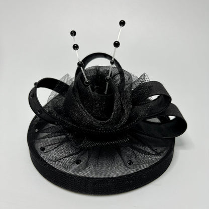 Black Pearl Fascinator Hat