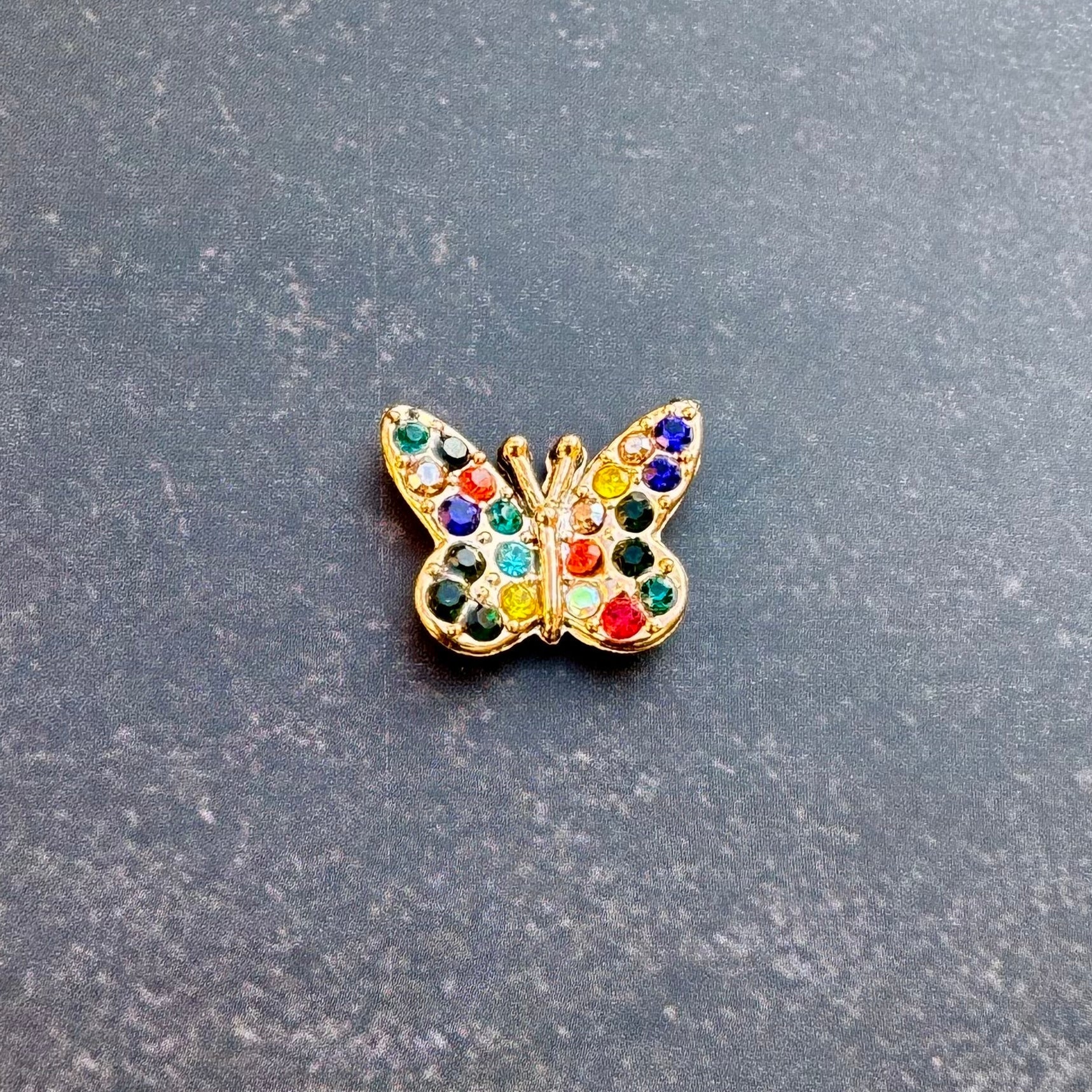 Colorful Golden Butterfly Hair Pin | Trendy Design