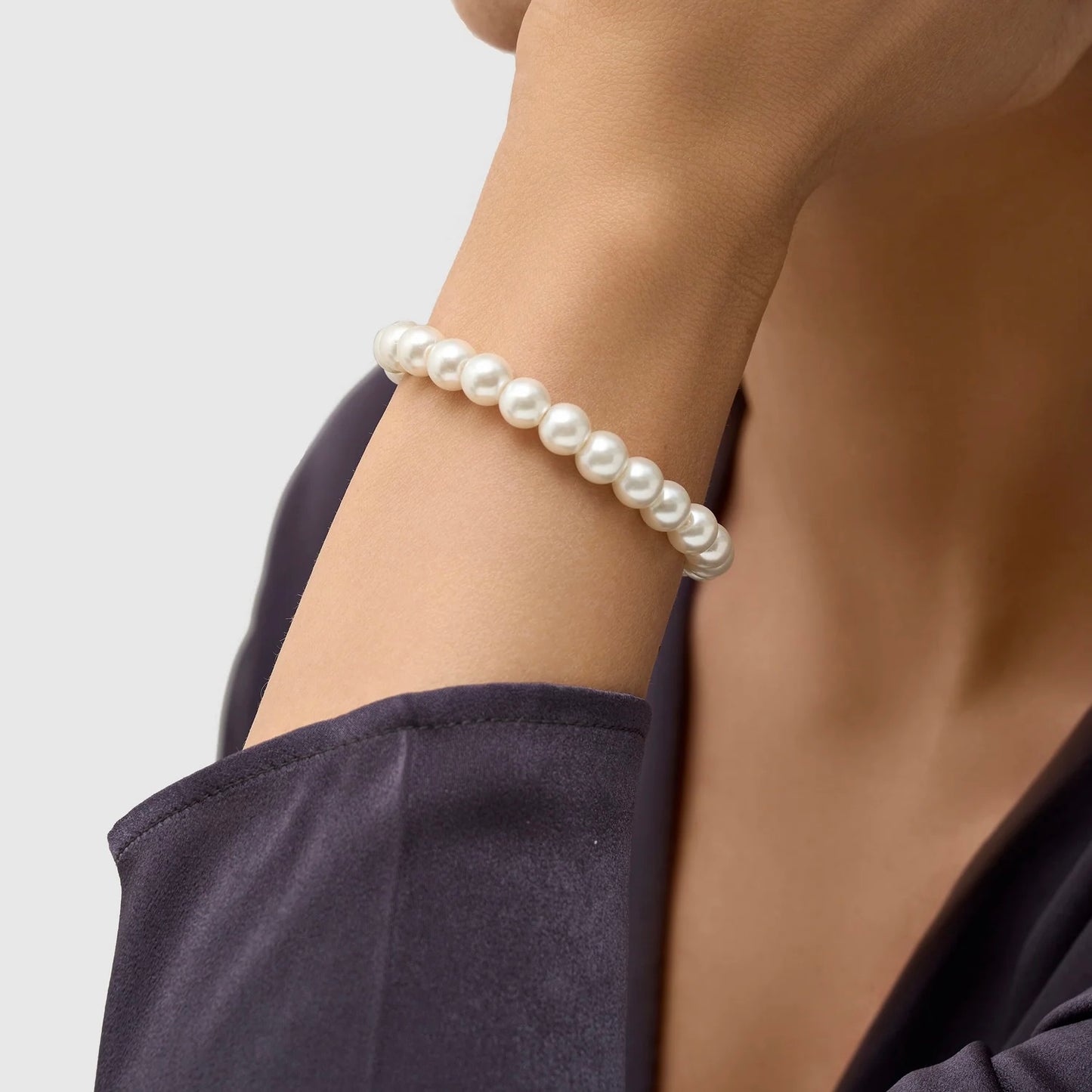 White Pearls Bracelet