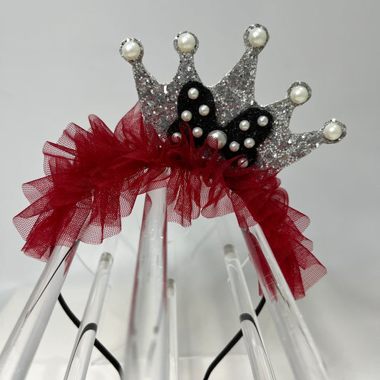 Princess Birthday Party Crown Minnie Bow Headband