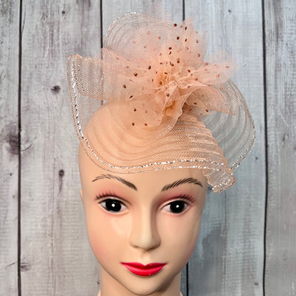 Blush Pink Fascinator Hat | Kate Middleton Victorian Fascinator