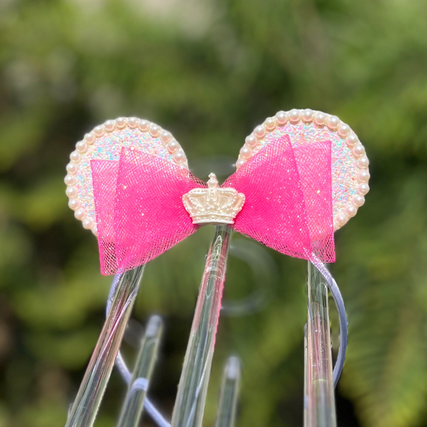 Minnie Mouse Ears Hairband with a Crown for Baby Girl