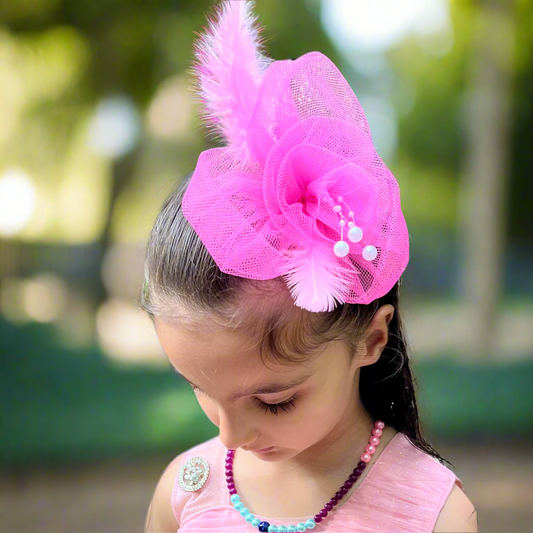 PINK AZALEA Fascinator