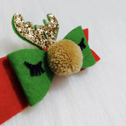 Oh My Deer Bow Hair Clip | Hair Accessories for Kids and Girls