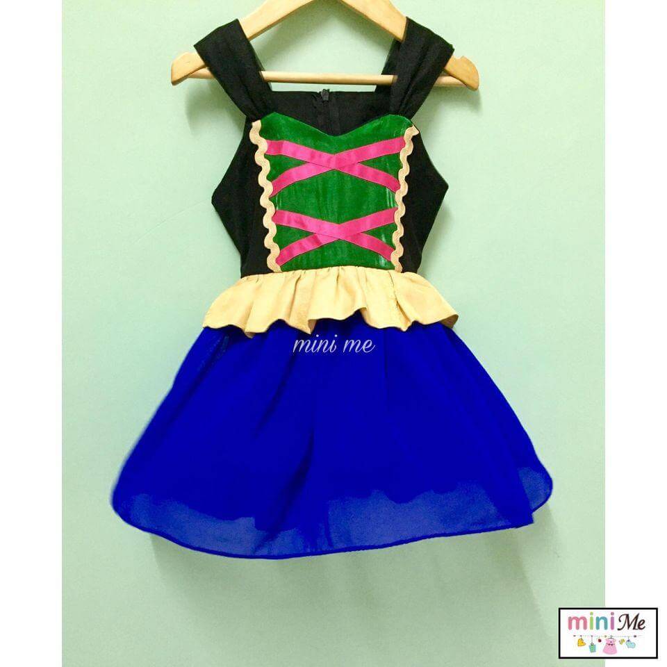 Disney Princess Anna Dress  | Designer Wear for Kids and Girls