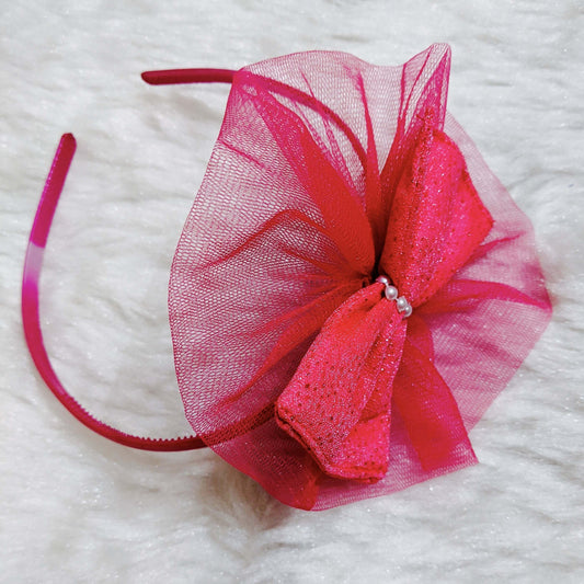 Pink Flower Headband | Designer Hair Accessories for Kids and Girls | Complete the Look