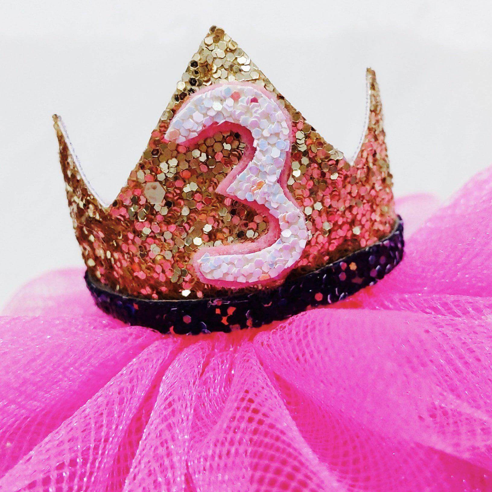 Customized on sale birthday crowns