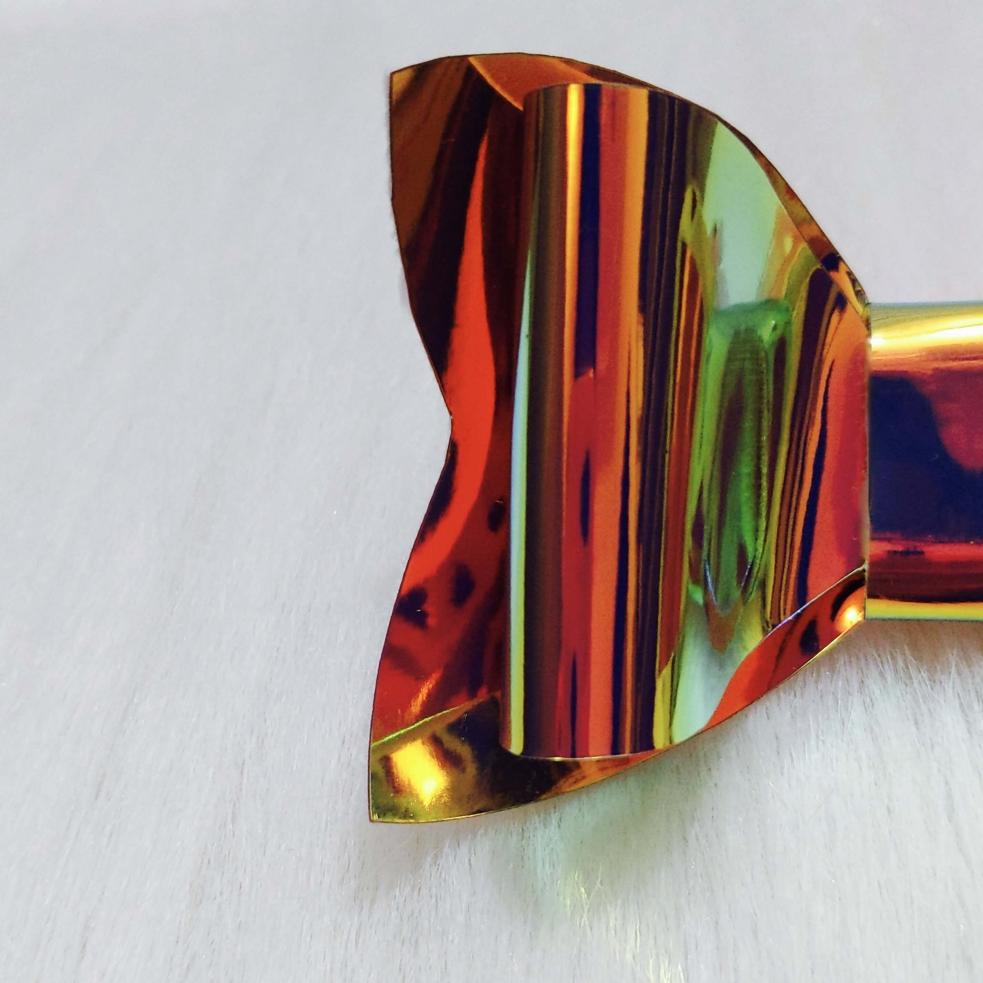 Holographic Gold Bow Hair Clip | Designer Hair Accessories for Kids and Girls