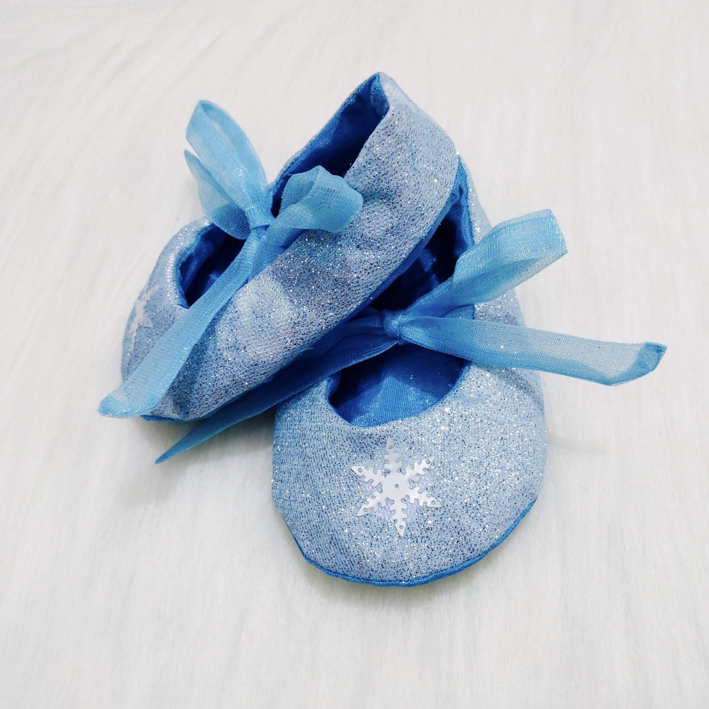 Frozen Disney Princess Light Blue Booties | Designer Accessories for Kids | Complete the Look