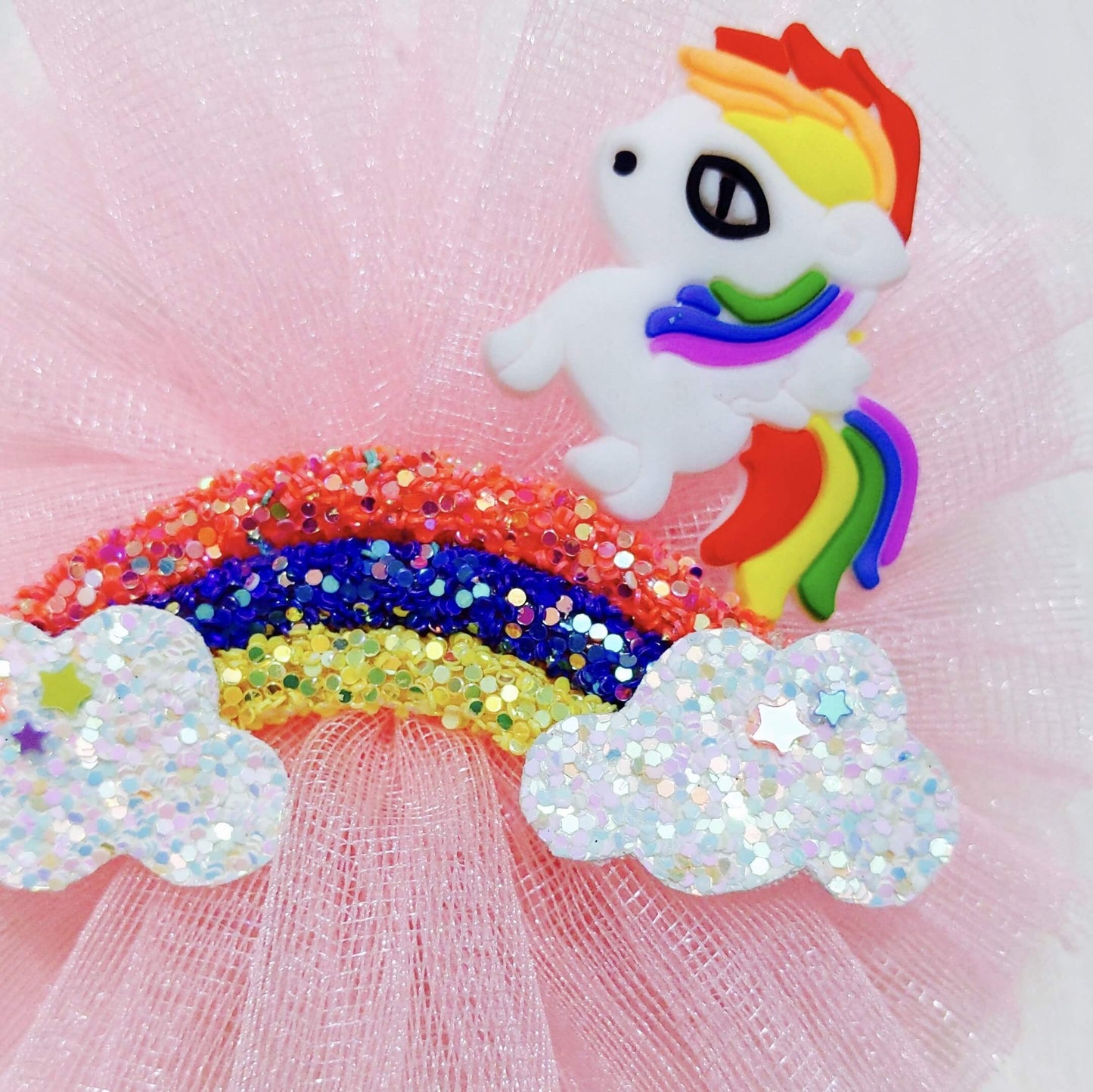 Magical Rainbow & Unicorn Hair Clip | Designer Hair Accessories | Kids & Girls
