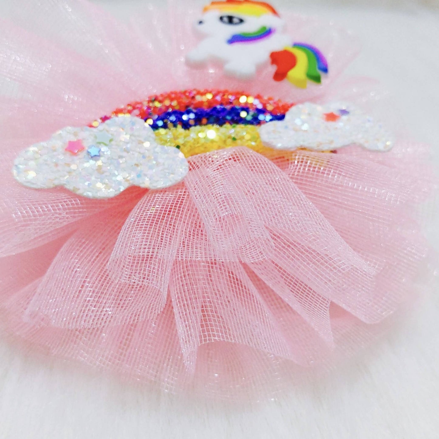 Magical Rainbow & Unicorn Hair Clip | Designer Hair Accessories | Kids & Girls