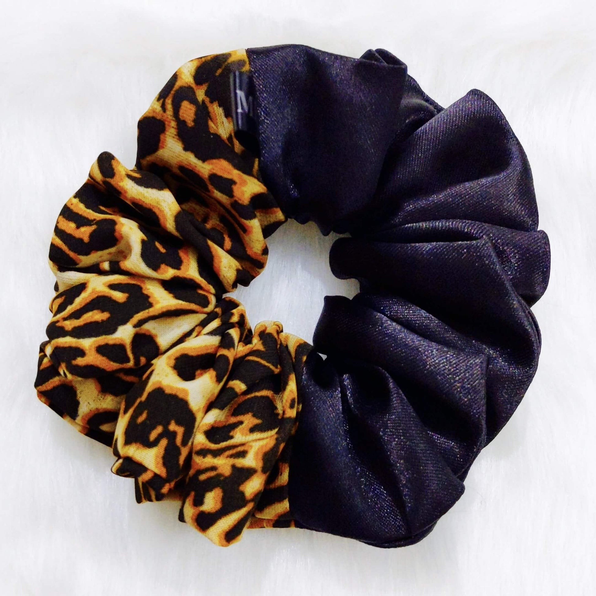 Designer Two Color Scrunchy for Women | Handcrafted