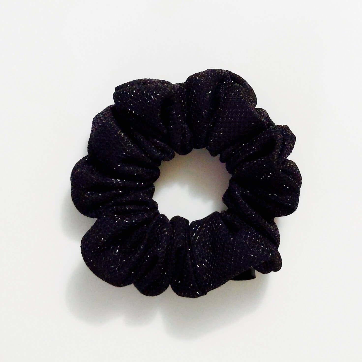 Dreamy Vibes Black Scrunchie | Fluffy and Premium Material | Women Party Hair Accessory