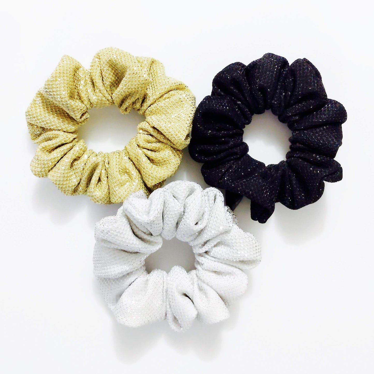 Dreamy Vibes Scrunchie Set | Fluffy and Premium Material | Women Party Hair Accessory