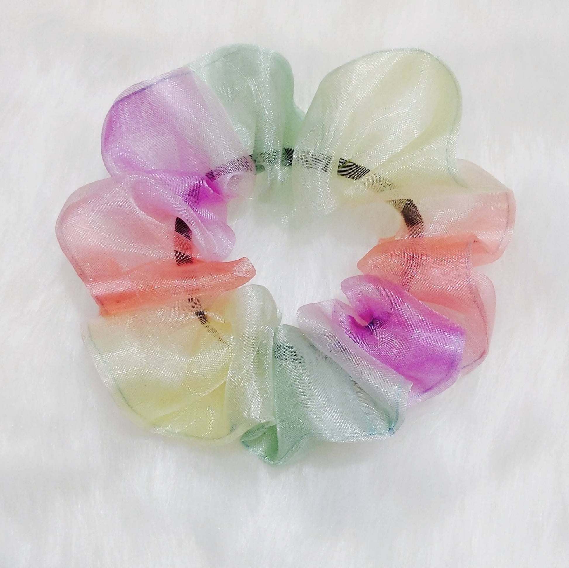 Rainbow and Sparkle Scrunchie Set | Designer Scrunchies | India