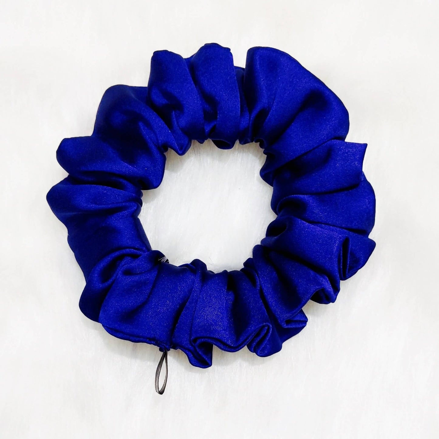 Blue Satin Scrunchie | Designer Premium Scrunchies | India Online