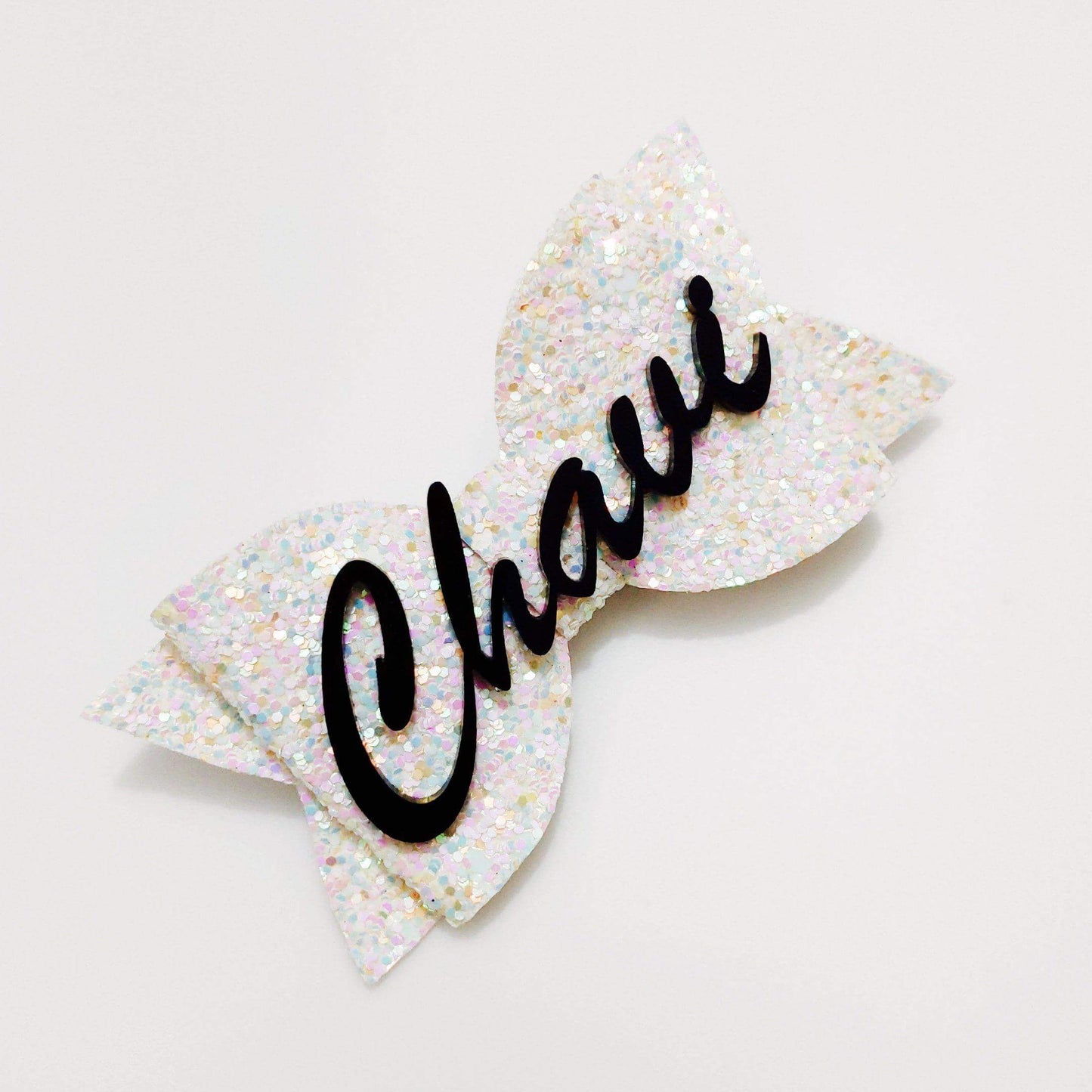 Custom Name Bow Hair Clip | Designer Personalized Hair Accessories for Kids and Baby Girls