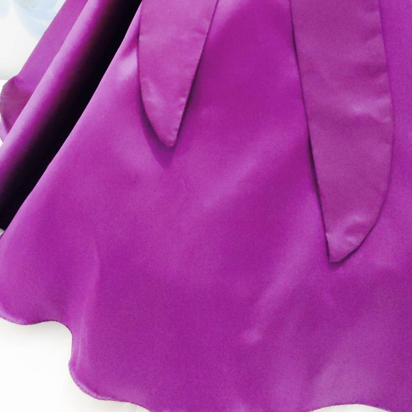 Princess Style Purple V-Neckline Flared Dress | Designer Wear  for Baby Girls