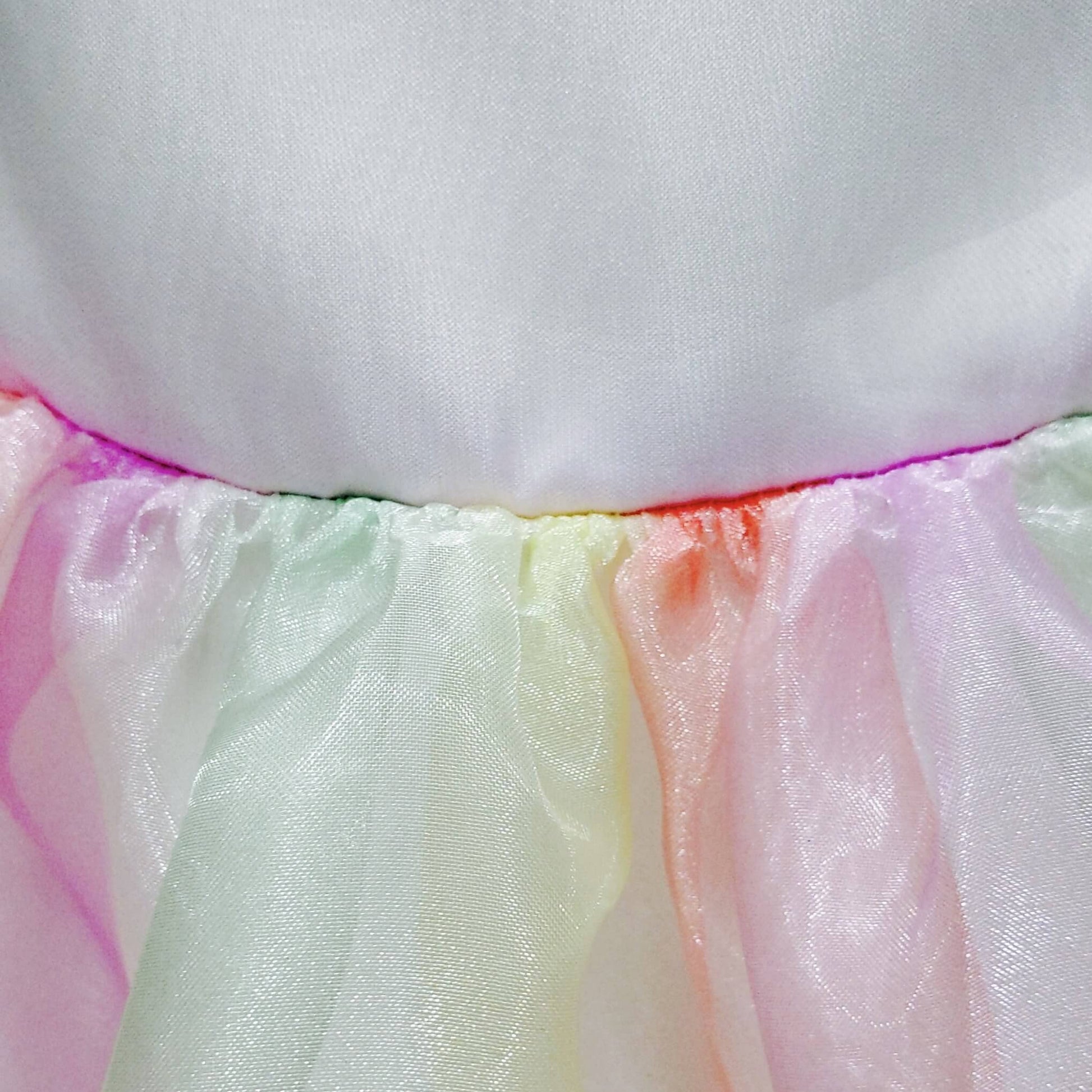 Unicorn Rainbow Square Neckline Dress | Baby Girl Party Wear