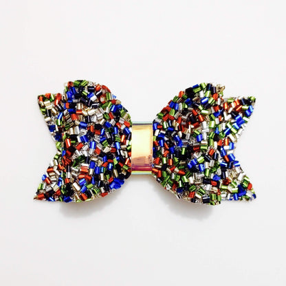 Multicolor Party Bow Hair Clip | Premium Quality | Unique Designs