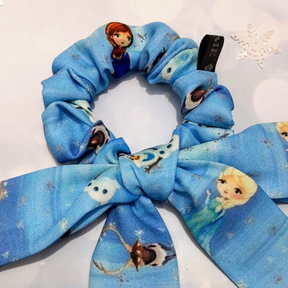 Disney Frozen Elsa and Anna Bow Knot Hair Scrunchie | Designer Scrunchie | India