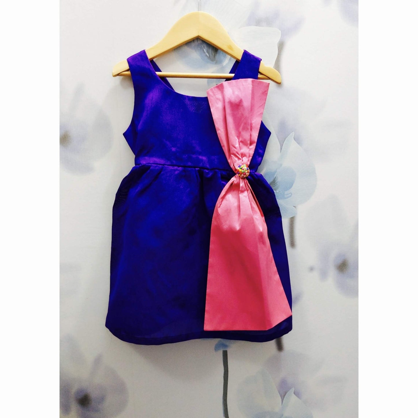 Purple Bow Dress | Designer Wear for Kids and Girls