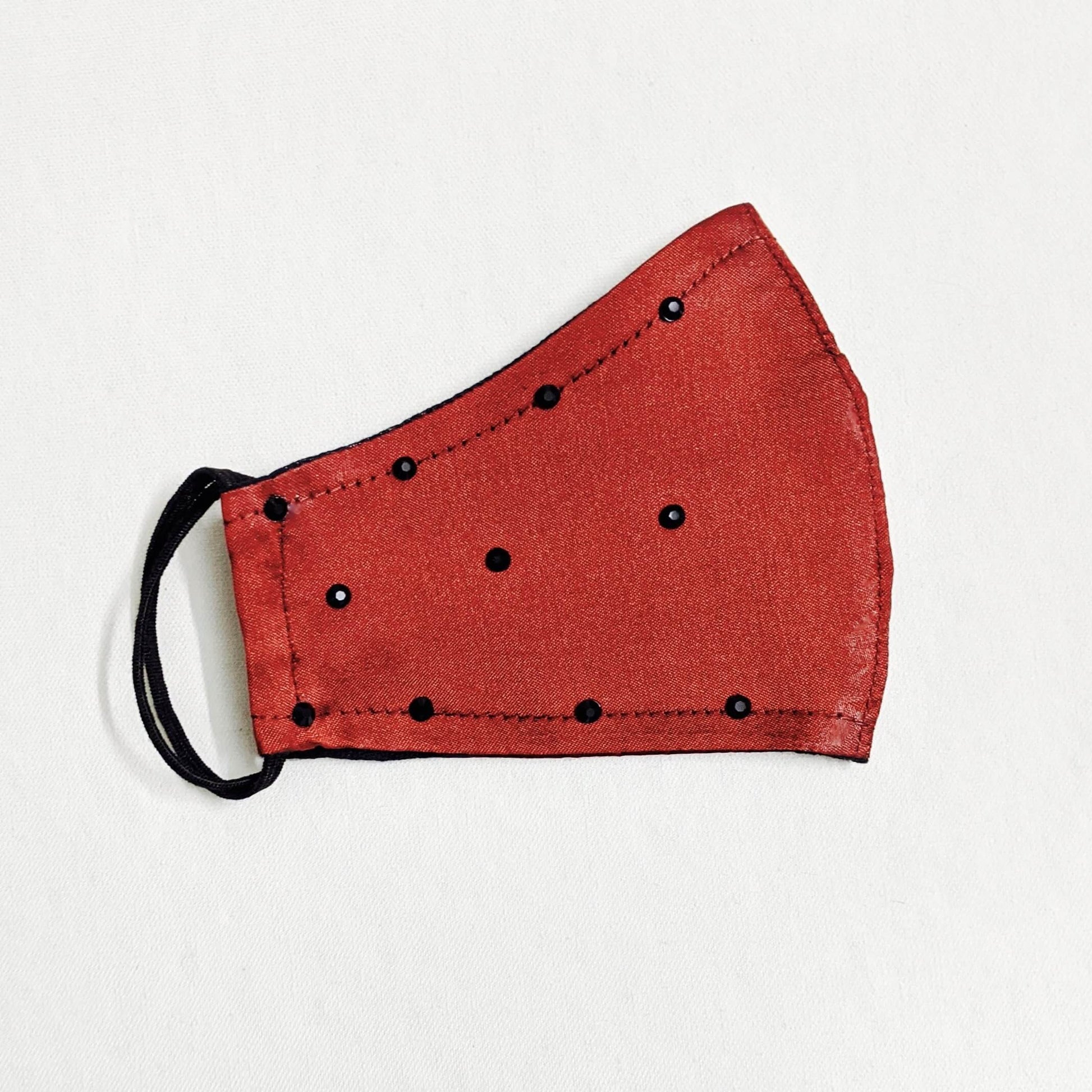 Red embellished Face Mask | Must Have Kids Accessories