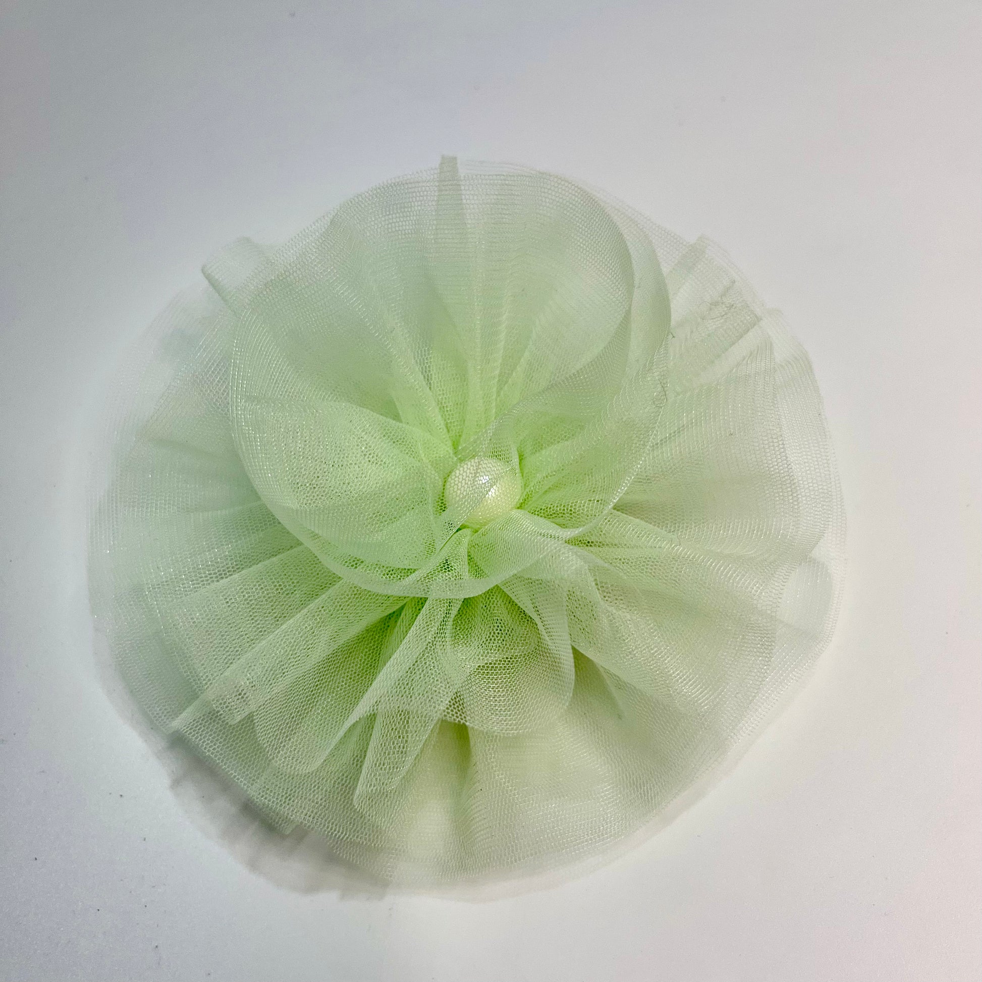 Tinkerbell Ruffled Fascinator | Light Green