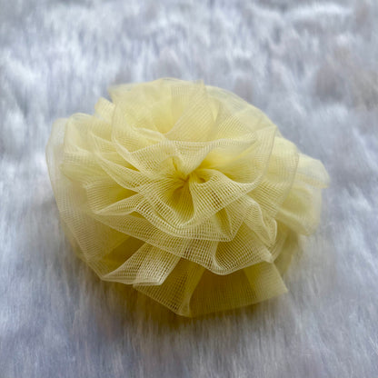 Pastel Yellow Flower Fascinator | Bridal Party Favors