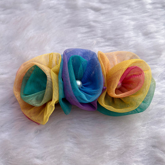 Rainbow Flower Tiara Baby Girl Headband
