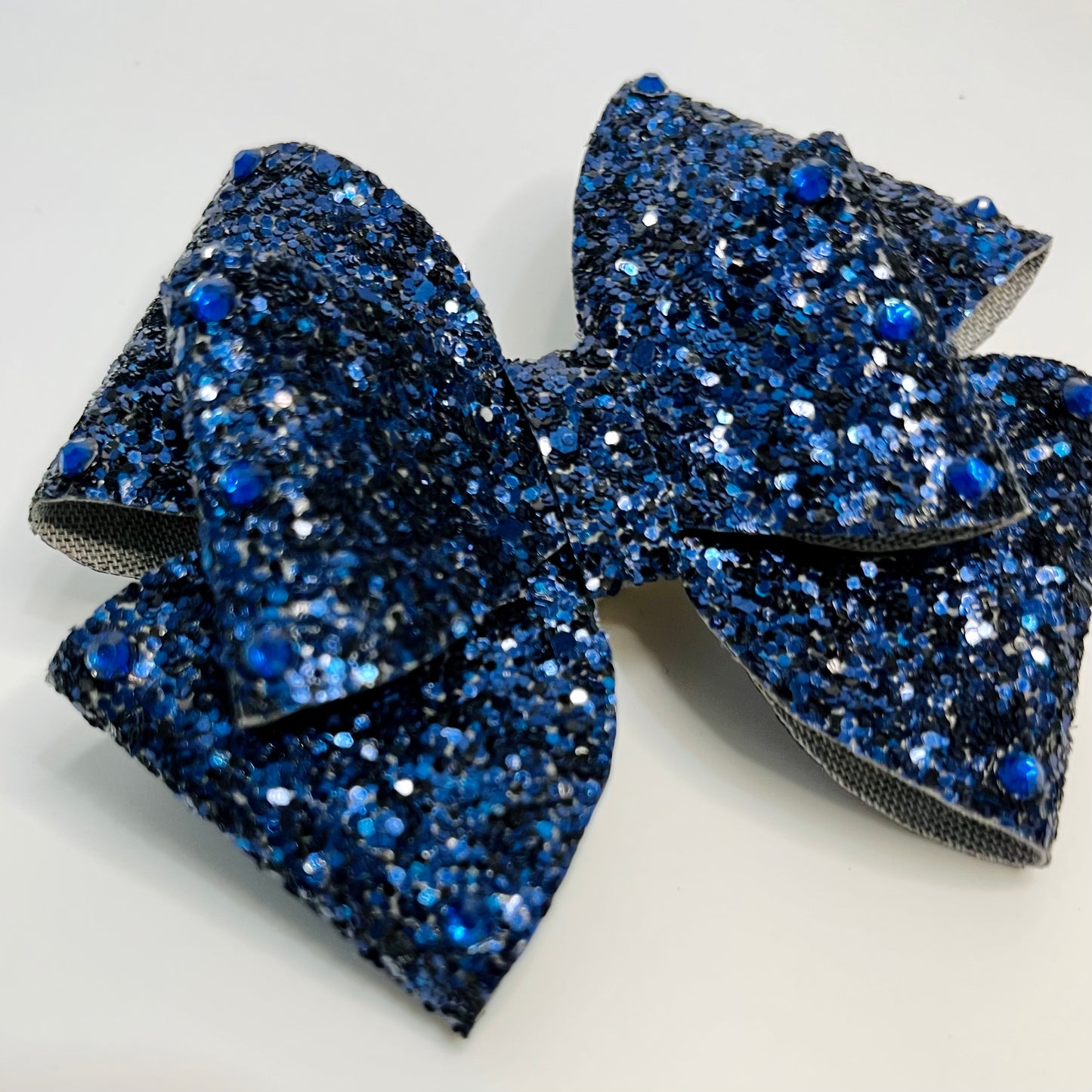 Blue Glitter Bow | Birthday Girl Hair Clip