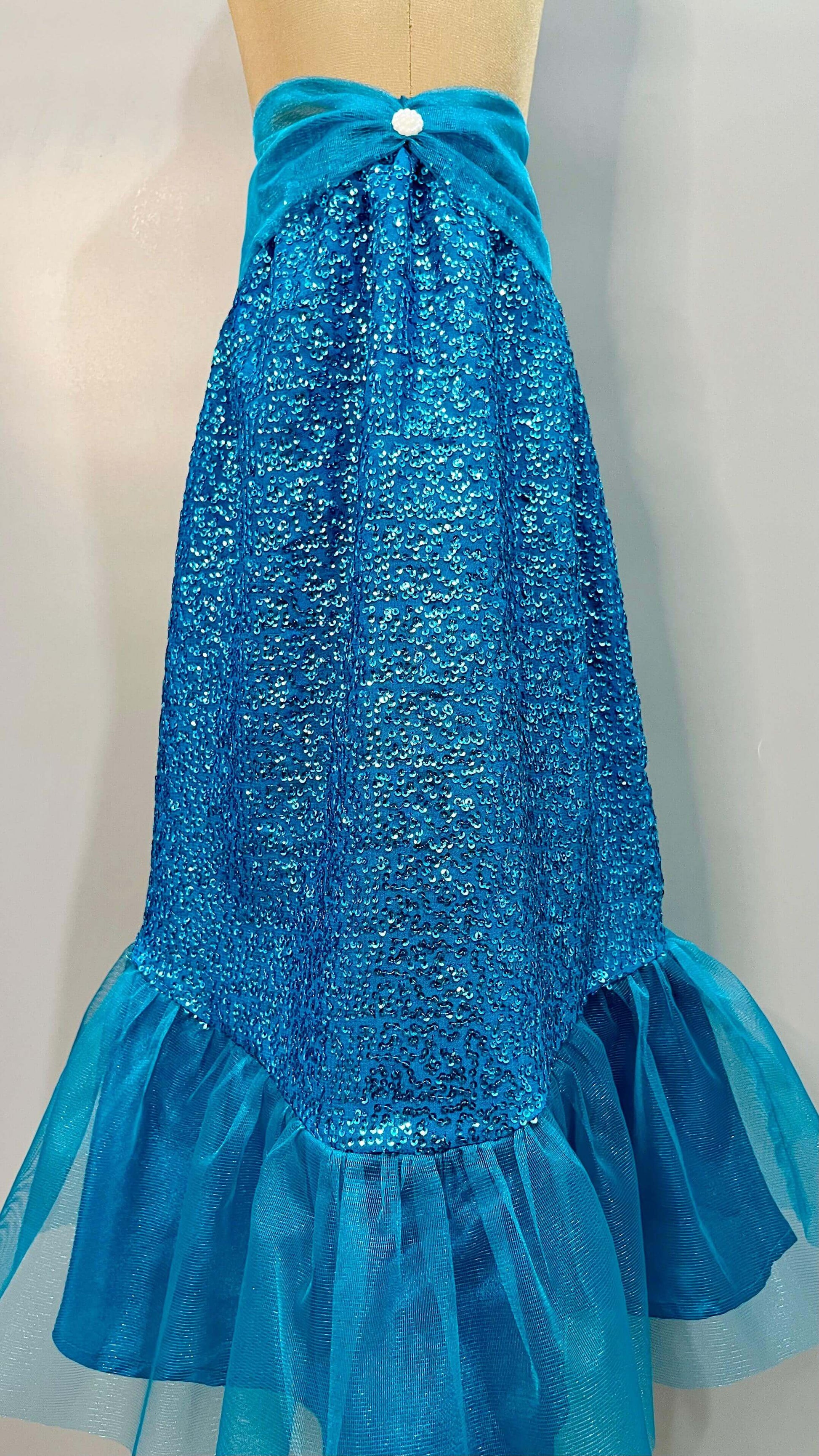 Princess Ariel Little Mermaid Dress | Sea Blue Mermaid Skirt