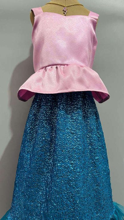 Princess Ariel Little Mermaid Dress | Purple and Blue Party Dress