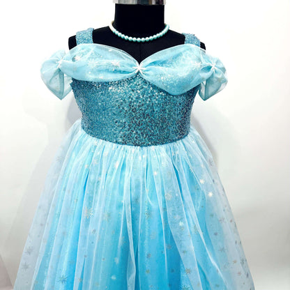 Disney Frozen Elsa Theme Dress for birthday girls