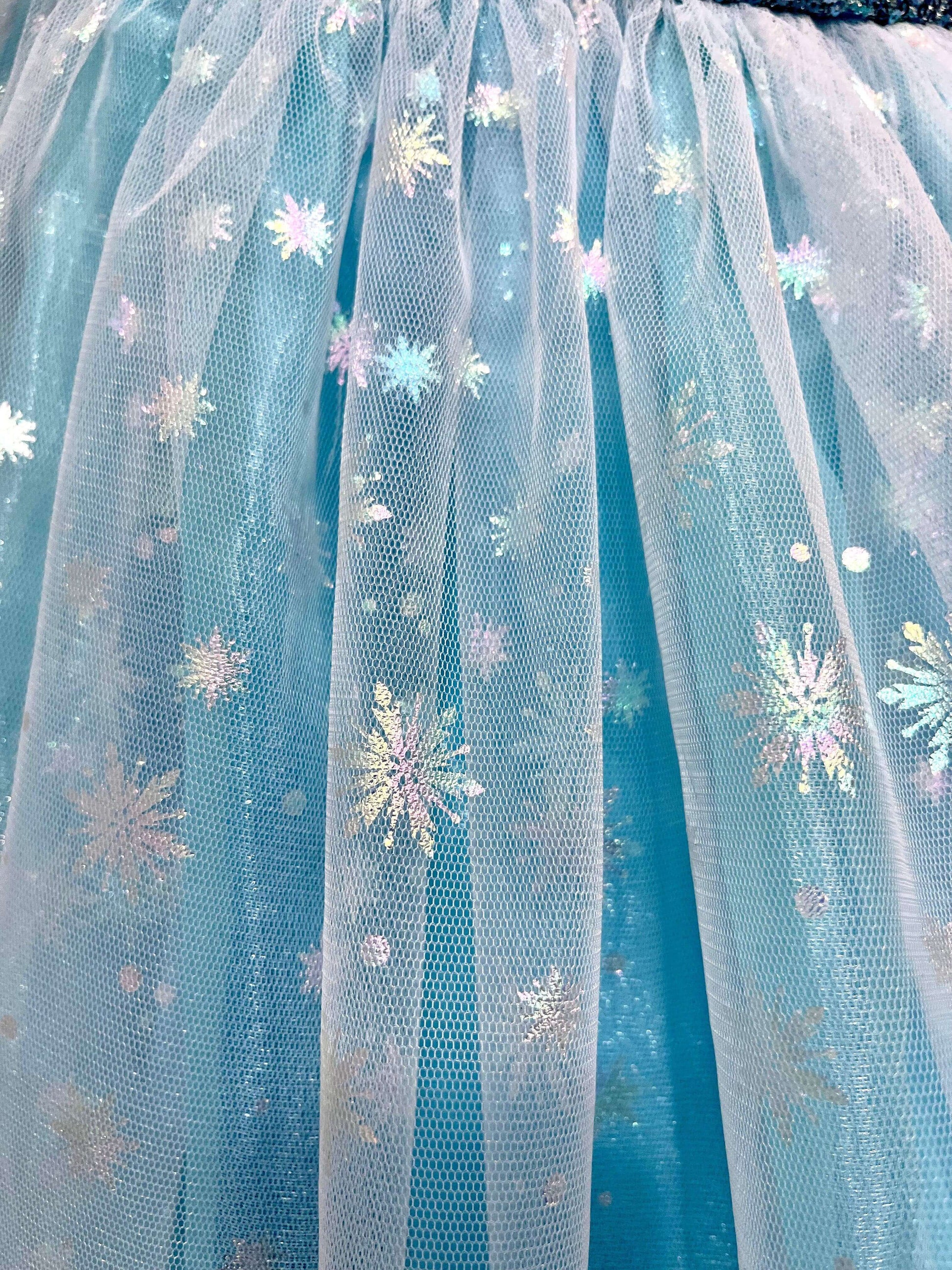 Frozen Theme Dress for Mini Princesses