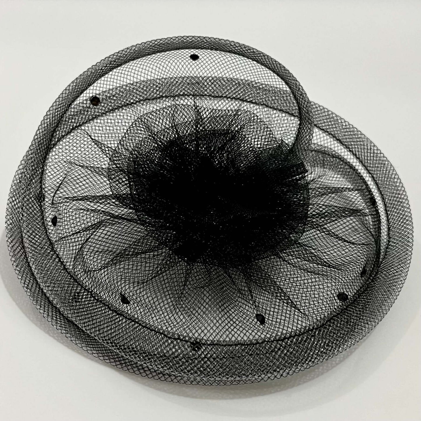 Black Fascinator Hat | Birthday Accessories