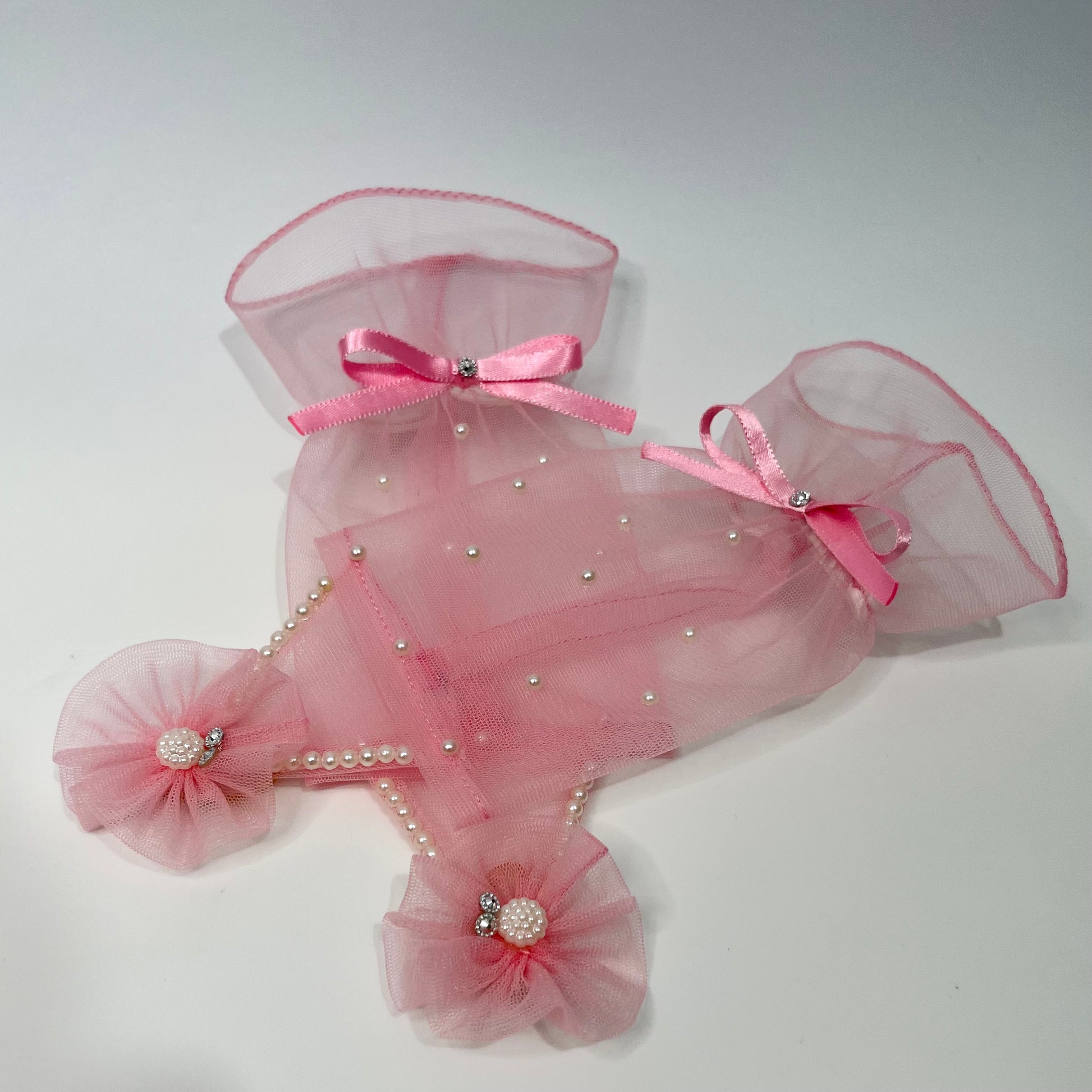 Princess Aurora Pink Gloves | Birthday Princess Accessories
