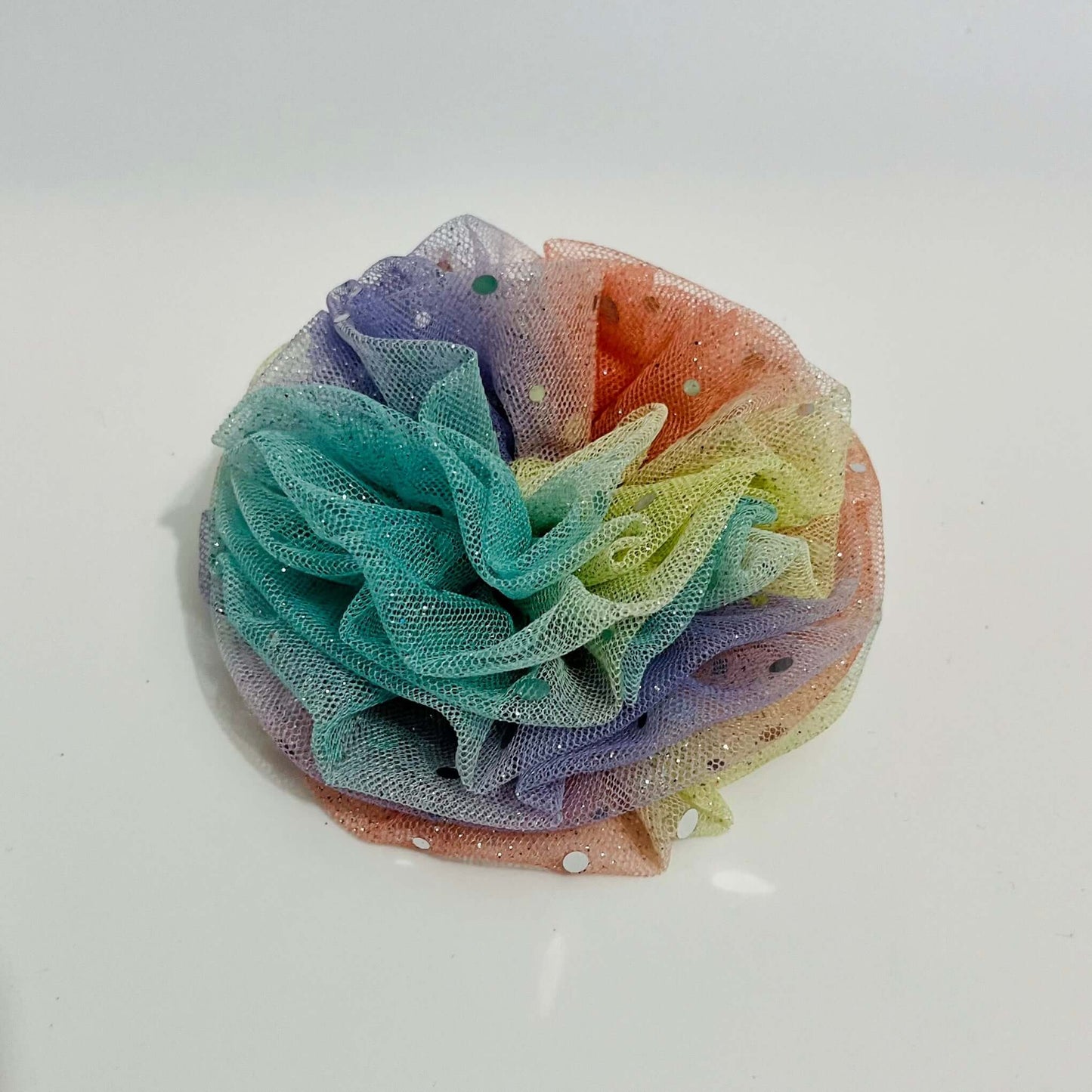 Pastel Rainbow Flower Fascinator | Birthday Accessories