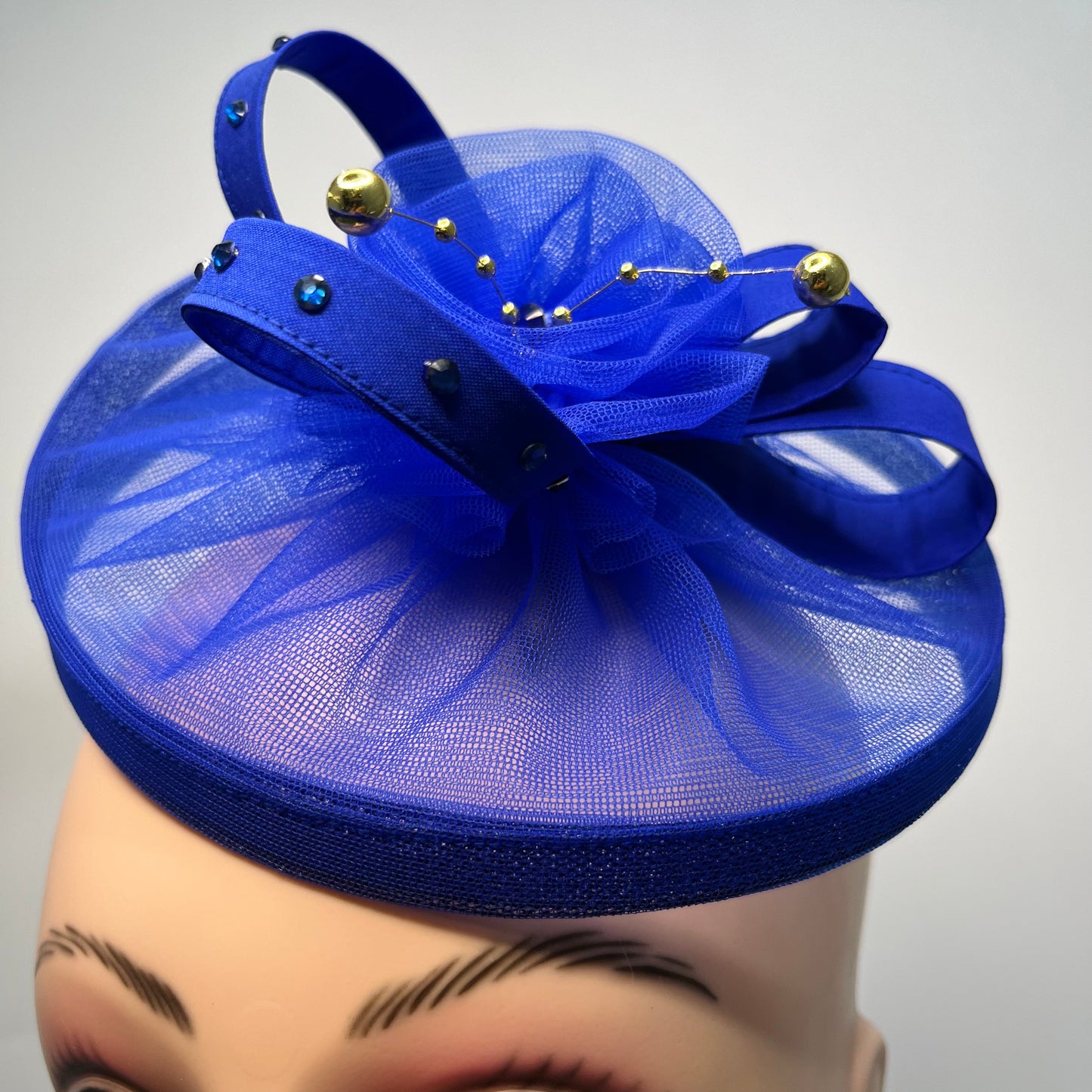 Royal Blue Fascinator Hat | Party Wear Accessories