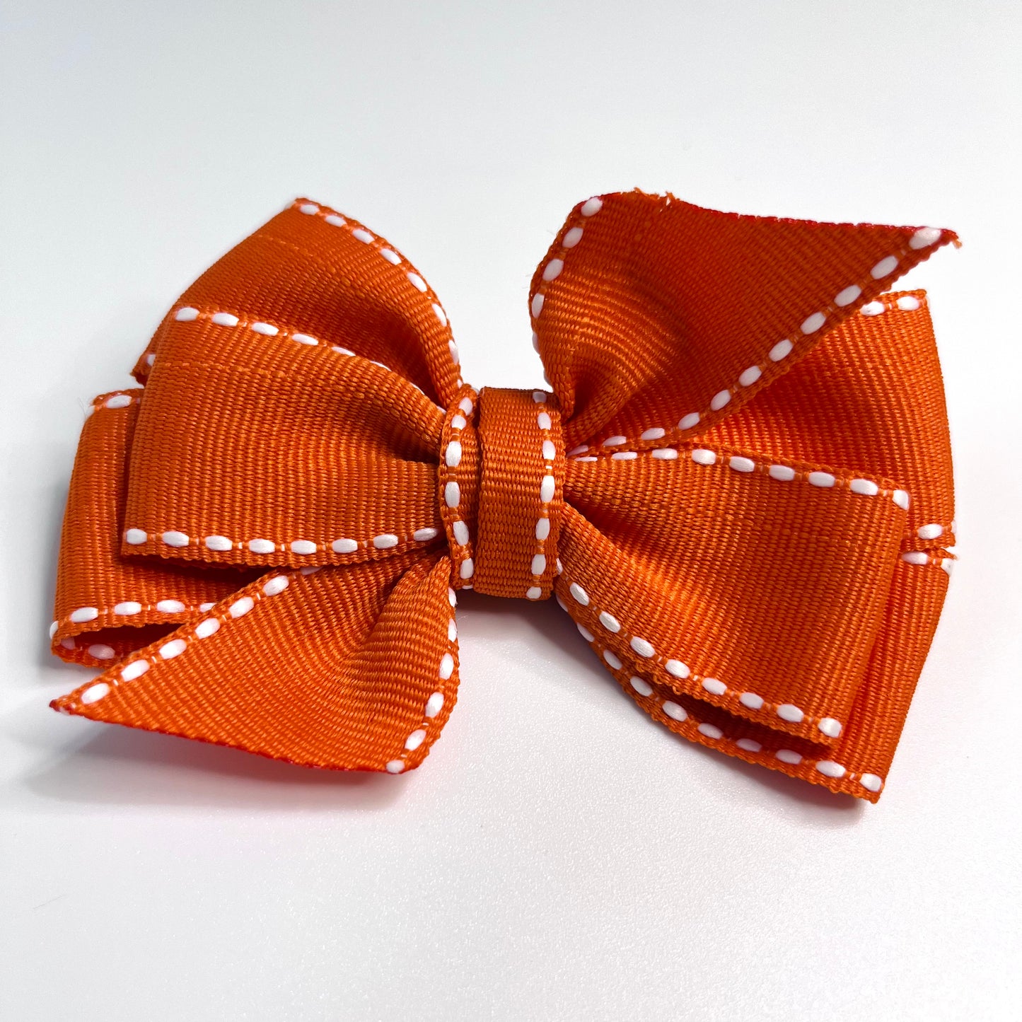 Orange Pinwheel Bow | Designer Hair Accessory | India Online