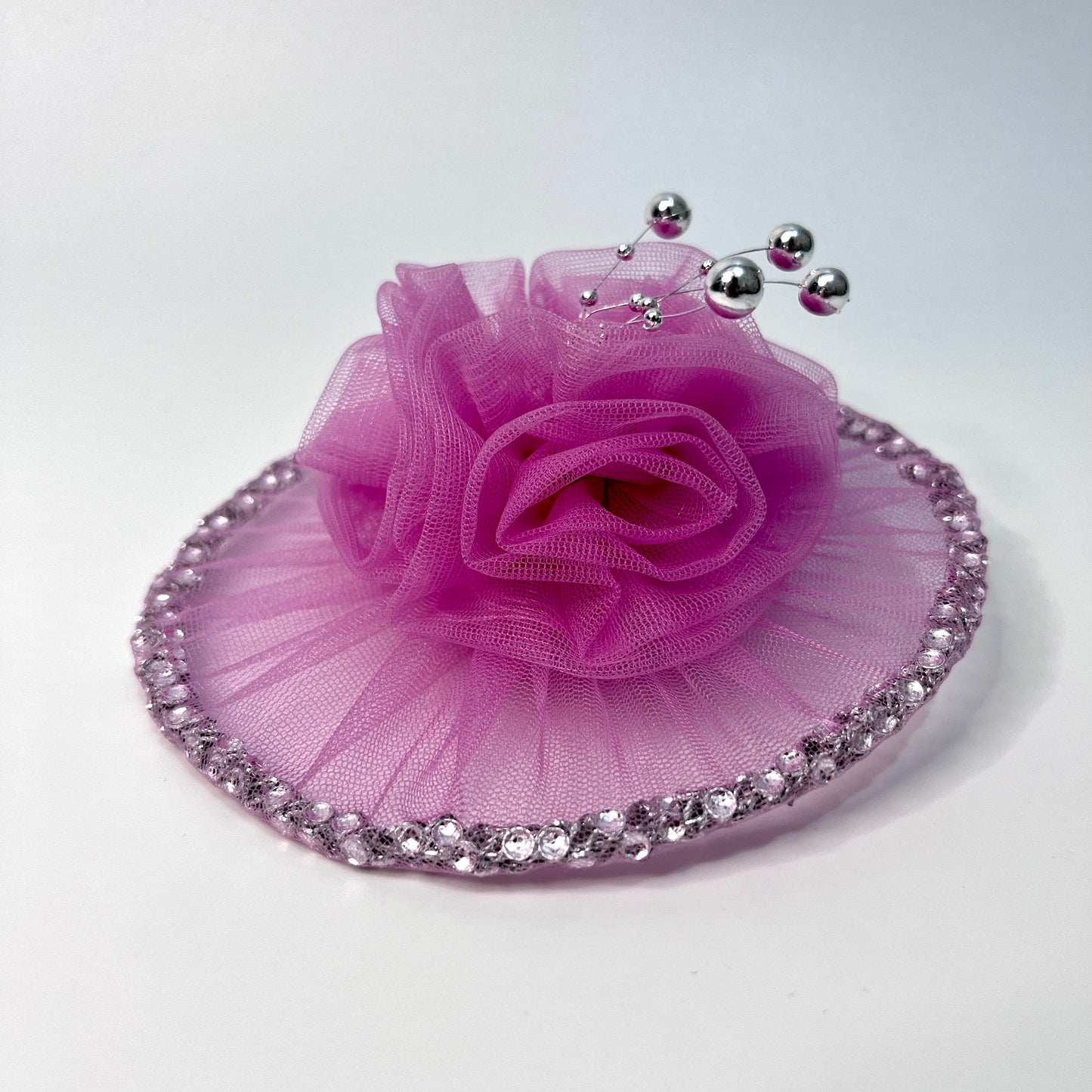 Lavender Pink Fascinator Hat | Luxury Hair Accessories