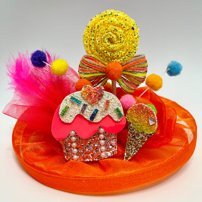 Candy Land Fascinator Hat | Candy Theme Hair Accessory