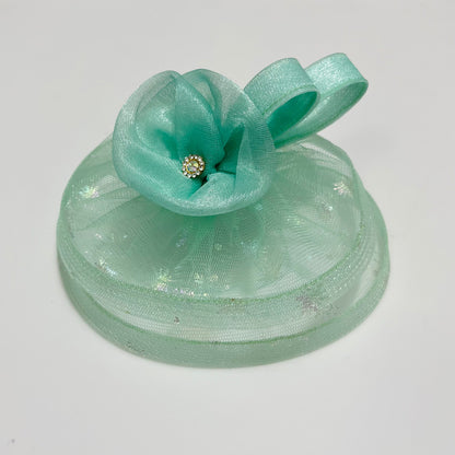 Mint Green Fascinator Hat | Designer Hair Clip or Headband