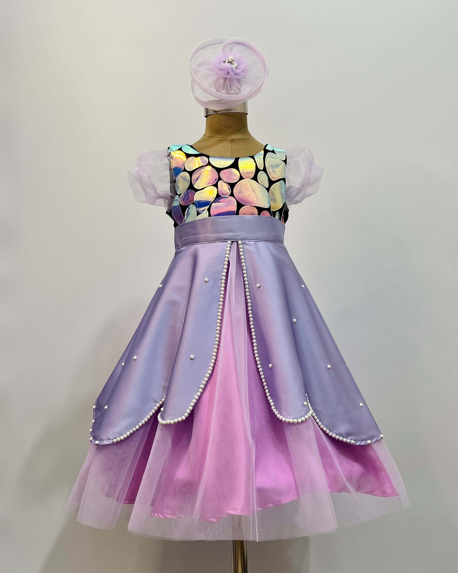 Princess Sofia Purple Dress | Girls Designer Wear