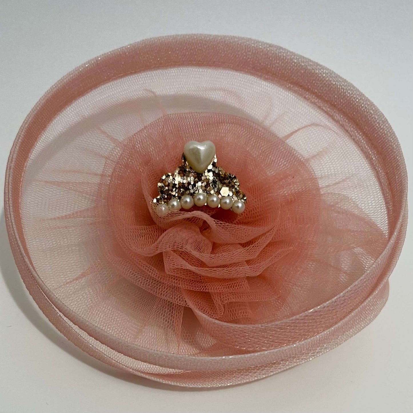 Blush Pink Princess Fascinator | Birthday Accessories