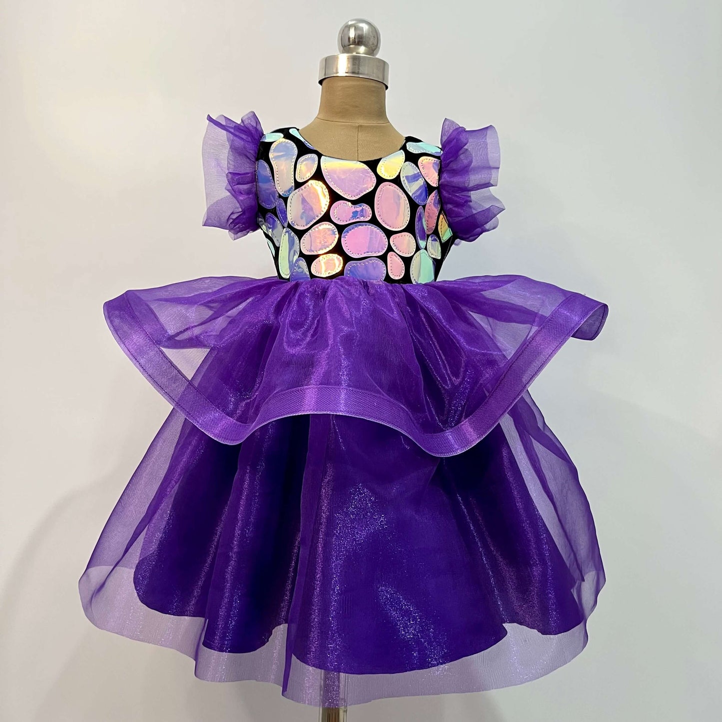 Purple Princess Dress | Girls Designer Birthday Dress